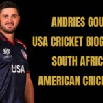 Andries Gous USA Cricket