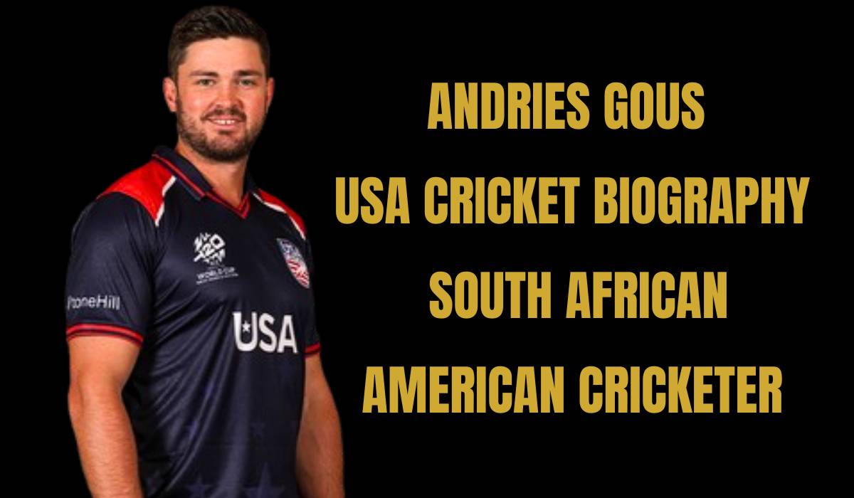 Andries Gous USA Cricket